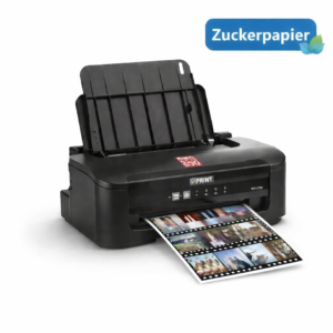 Filmstreifen Tortenaufleger mit Foto – essbares Tortenbild auf Zuckerpapier (A4)