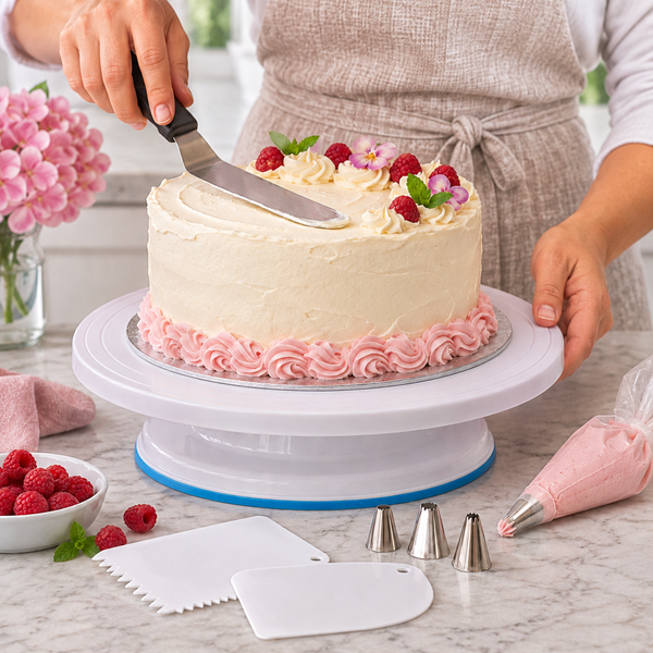 Torte dekoration mit spizte