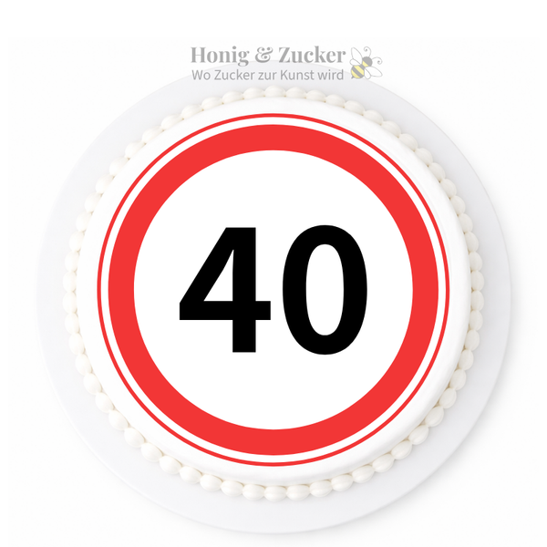 40er-Platte tortenaufleger