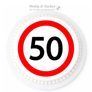 50er-Platte tortenaufleger