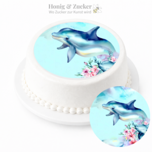 tortenaufleger delphin