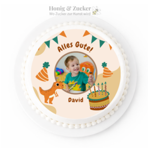 tortenaufleger für Dino Fun