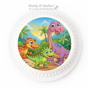 kleine dinos tortenaufleger