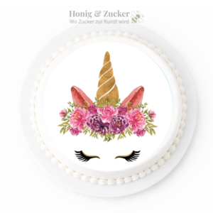 tortenaufleger einhorn