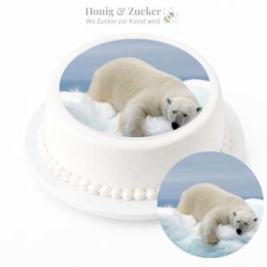 tortenaufleger eisbear