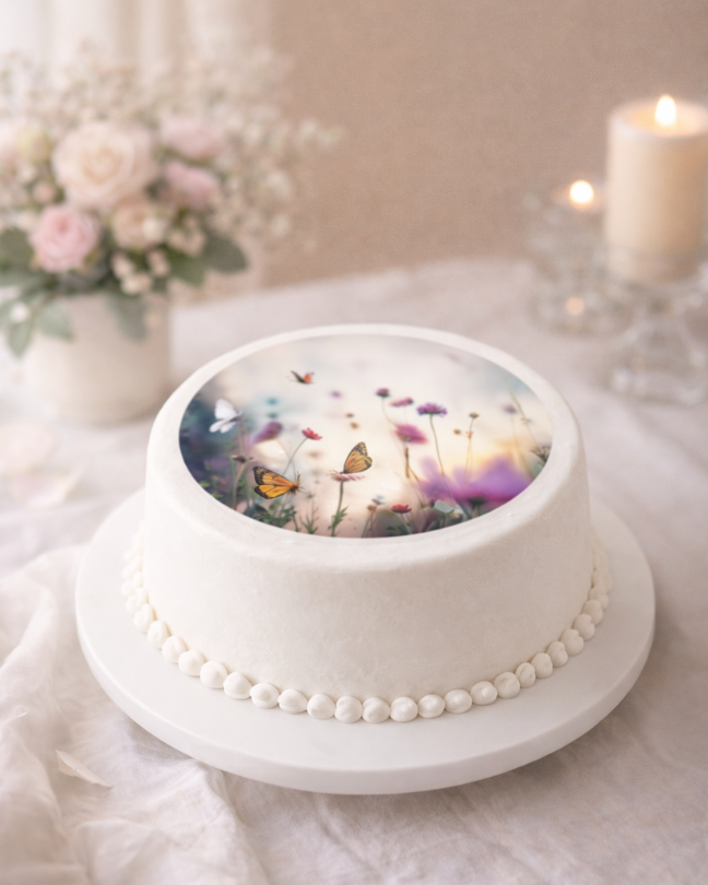 elegante Tortenaufleger