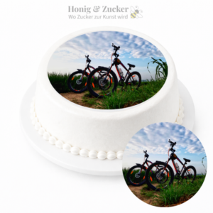 tortenaufleger fahrrad