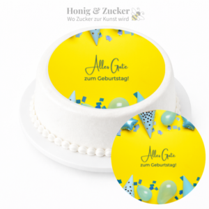 tortenaufleger frohe geburtstag