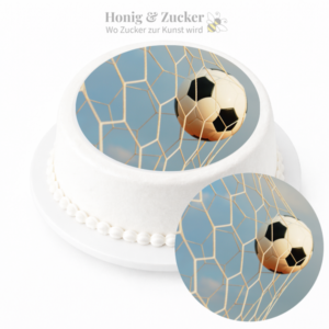 tortenaufleger fuss ball