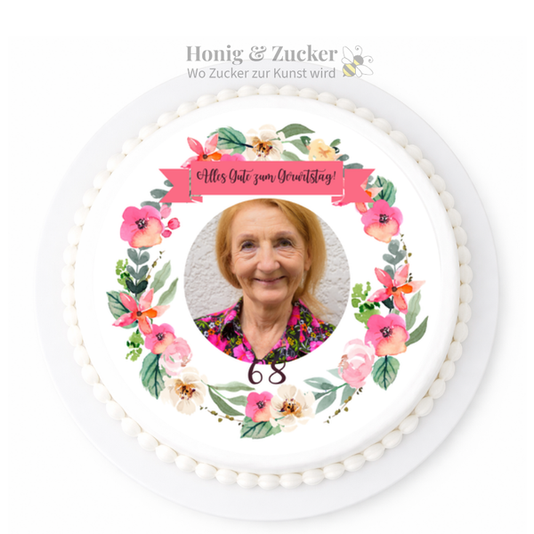 tortenaufleger-Mutters Geburtstag