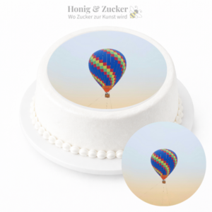 tortenaufleger heissluftballon