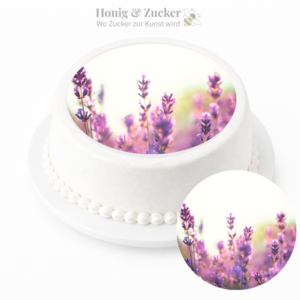 tortenaufleger lavendel