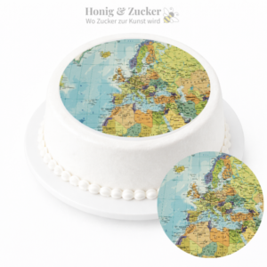 tortenaufleger globus