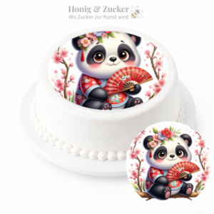 tortenaufleger panda