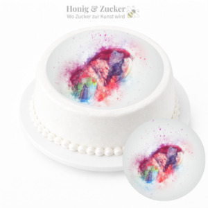 tortenaufleger papagei