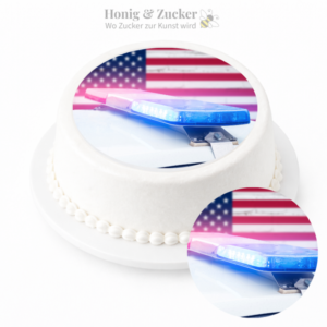 tortenaufleger polizeiauto