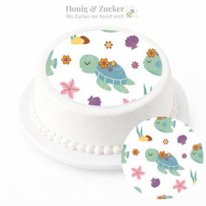 tortenaufleger schildkröte