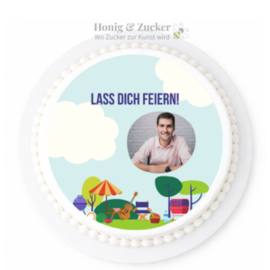 tortenaufleger Lass dich feiern